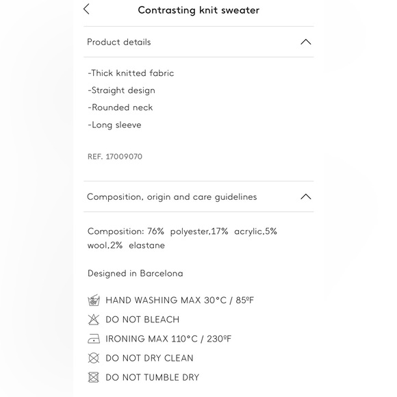 NWT Mango Contrasting‎ Knit Sweater Pink Large - Picture 14 of 14